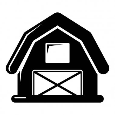 At ahır simgesi, basit tarzı