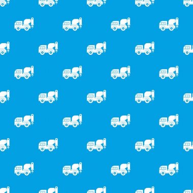 Delme makinesi desen kesintisiz mavi