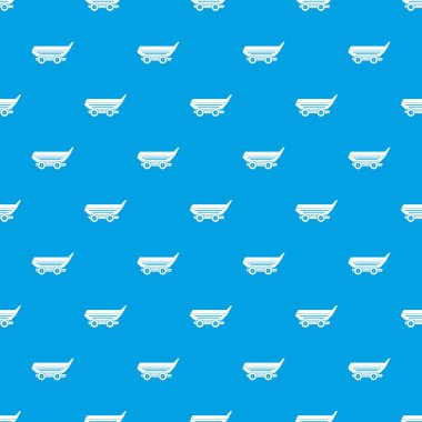 Araba römork desen kesintisiz mavi