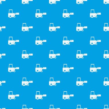 Kamyon kargo kaldırmak için desen kesintisiz mavi