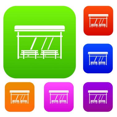 Otobüs durağı koleksiyonu ayarla