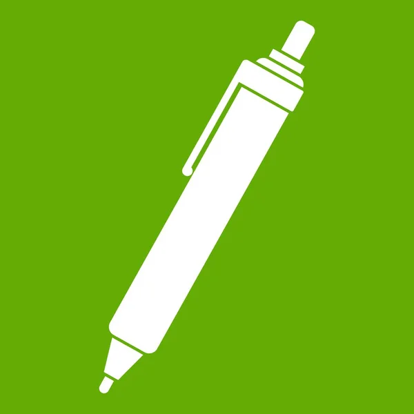 Pen-ikonen grön — Stock vektor