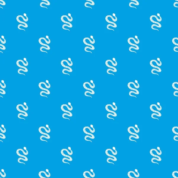 Siyah kıvranan yılan desen kesintisiz mavi