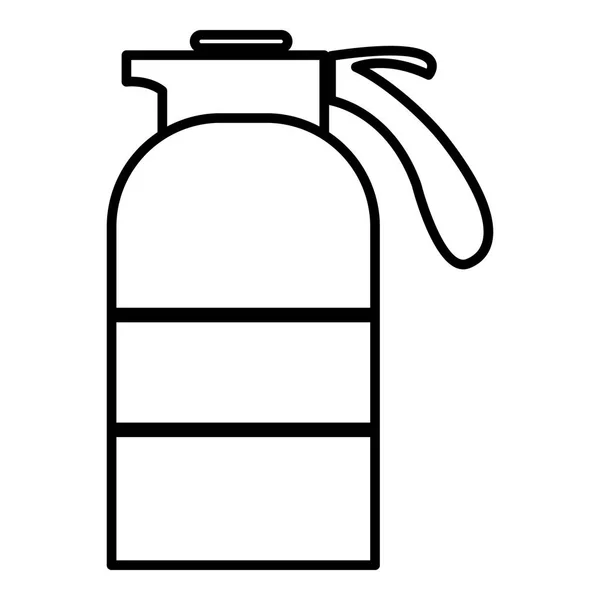 Sprayer container icon , outline style — Stock Vector