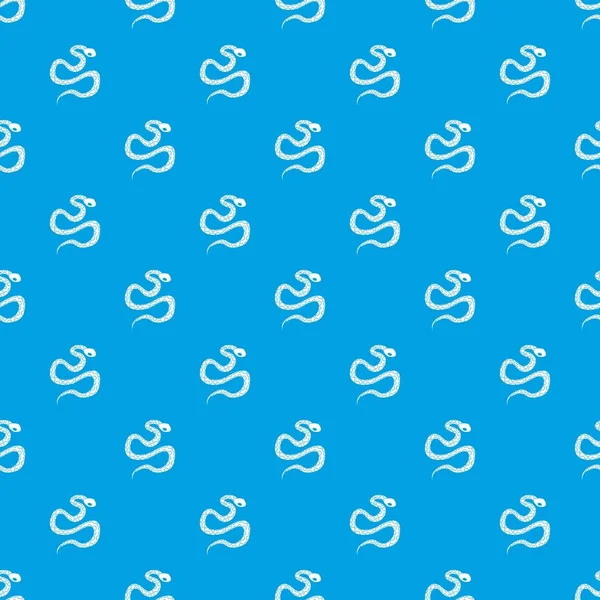 Piton yılan desen kesintisiz mavi