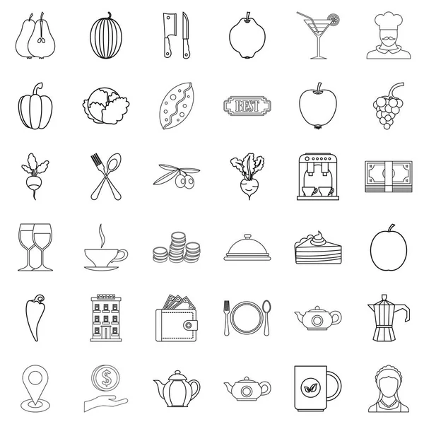 Biber Icons set, anahat stili