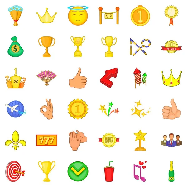 Zafer Icons set, karikatür tarzı