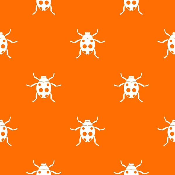 Modèle coccinelle sans couture — Image vectorielle