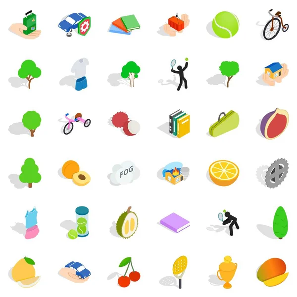 Canlılık Icons set, izometrik stili