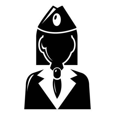 Tren iletken simgesi, basit tarzı