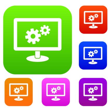 Monitör ayarlarını ayarlamak koleksiyonu