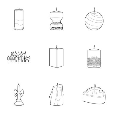 Mum Icons set, anahat stili