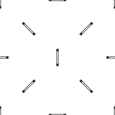 Floresan lamba model sorunsuz siyah