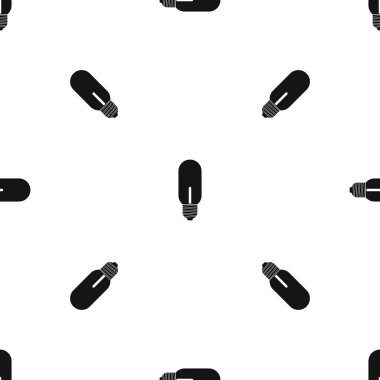 Ampul deseni sorunsuz siyah