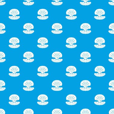 Bir kabuk deseni kesintisiz mavi inci