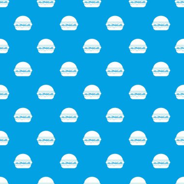 Burger desen kesintisiz mavi