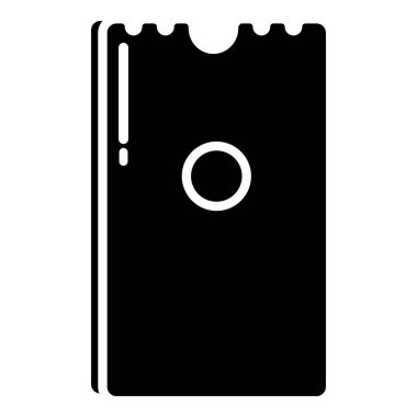 Kuru peçete simgesi, basit stil paketi