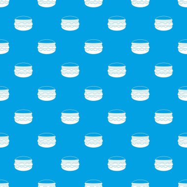 Burger desen kesintisiz mavi