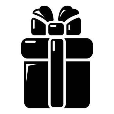 Hediye kutusu simgesi, basit tarzı