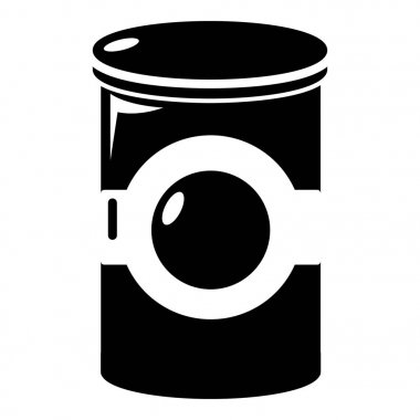 Kozmetik kavanoz plastik simge, basit tarzı