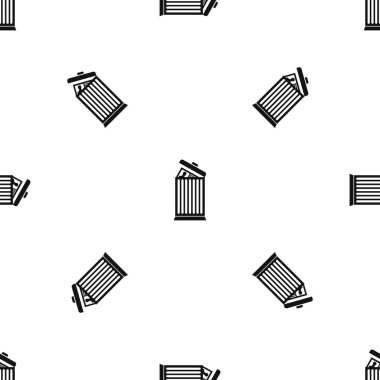 Çöpe atılır özgeçmiş sorunsuz siyah desen