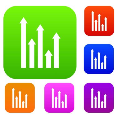 Oklar büyüyen ters koleksiyonu ayarla