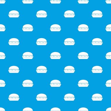 Burger desen kesintisiz mavi