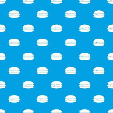 Burger desen kesintisiz mavi