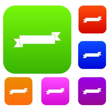 Origami şerit koleksiyonu ayarla