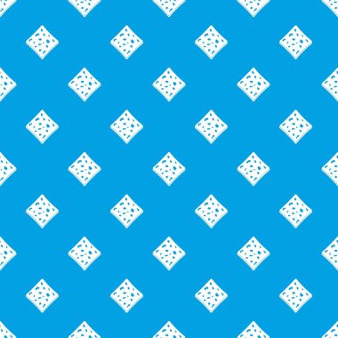 Tofu taze blok desen kesintisiz mavi