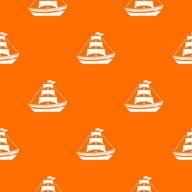 Yelkenli tekne Dikişsiz desen