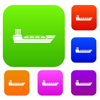 Petrol tankeri gemi koleksiyonu ayarla