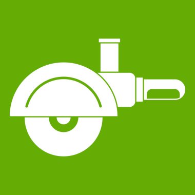 Yüksek hızlı makine simgesi yeşil kesmek