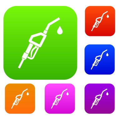 Benzin pompa meme koleksiyonu ayarla