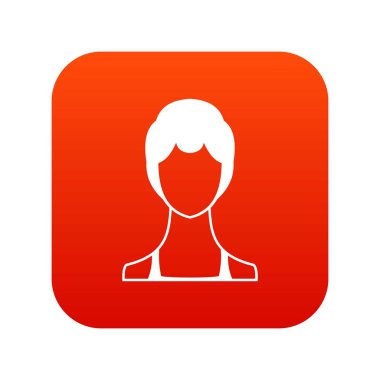 Kadın simgesi dijital kırmızı