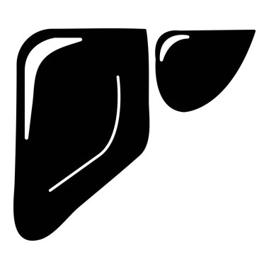 Karaciğer simgesi, basit tarzı