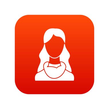 Kadın simgesi dijital kırmızı