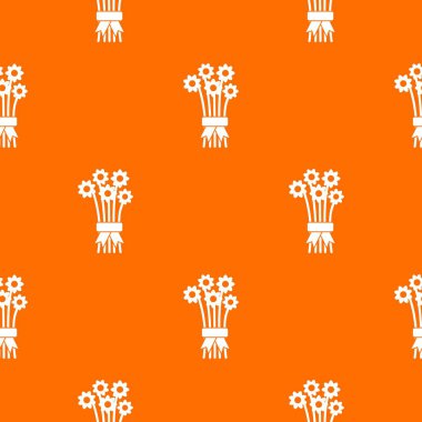 Buket çiçek deseninin sorunsuz