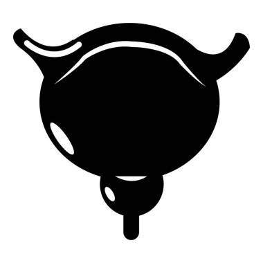 İnsan mesane simgesi, basit tarzı