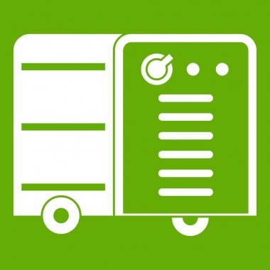 Inverter welding machine icon green