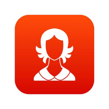 Kadın simgesi dijital kırmızı