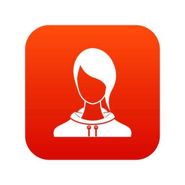 Kadın simgesi dijital kırmızı