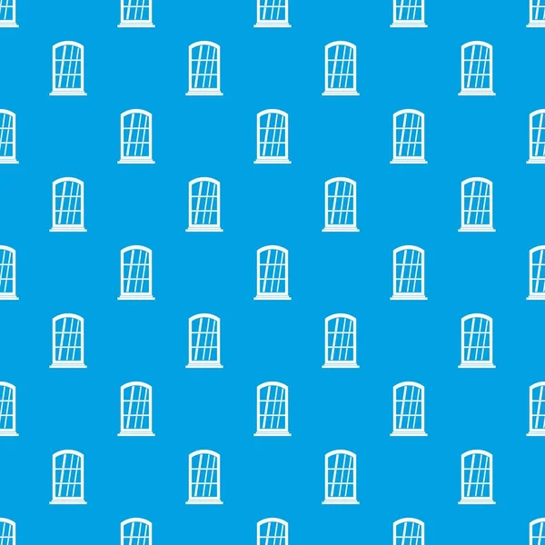 Beyaz dar pencere desen kesintisiz mavi