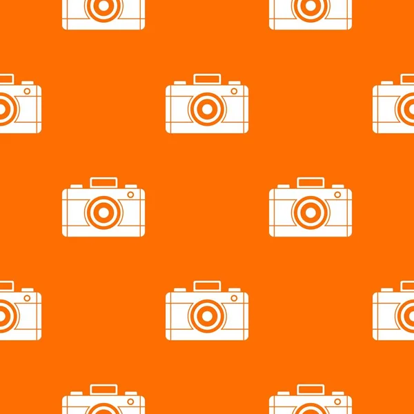 Modèle de caméra photo sans couture — Image vectorielle