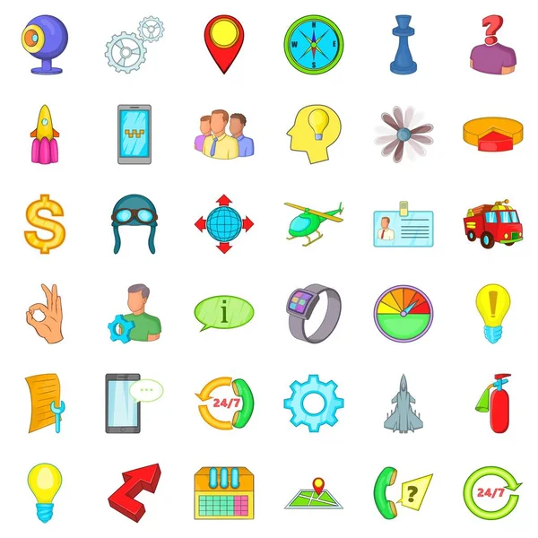 Takvim Icons set, karikatür tarzı