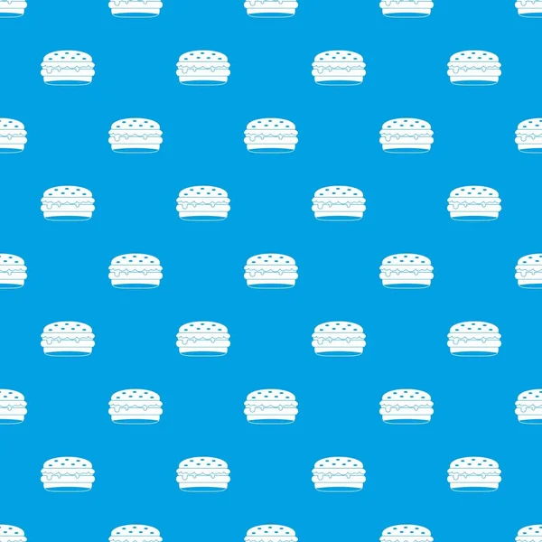 Burger desen kesintisiz mavi