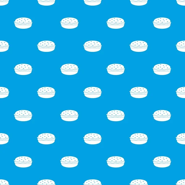 Burger desen kesintisiz mavi