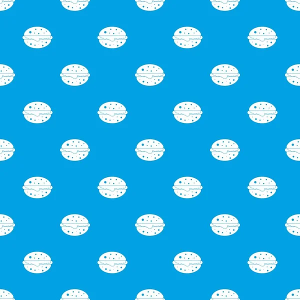 Burger desen kesintisiz mavi