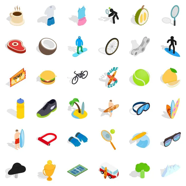 Şampiyon Icons set, izometrik stili