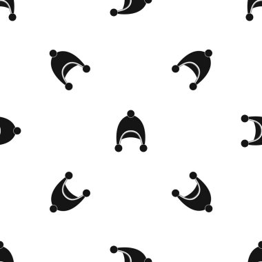 Sıcak şapka model sorunsuz siyah